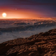 Imagen conceptual de la superficie de Próxima b. Imagen: ESO / M. Kornmesser.